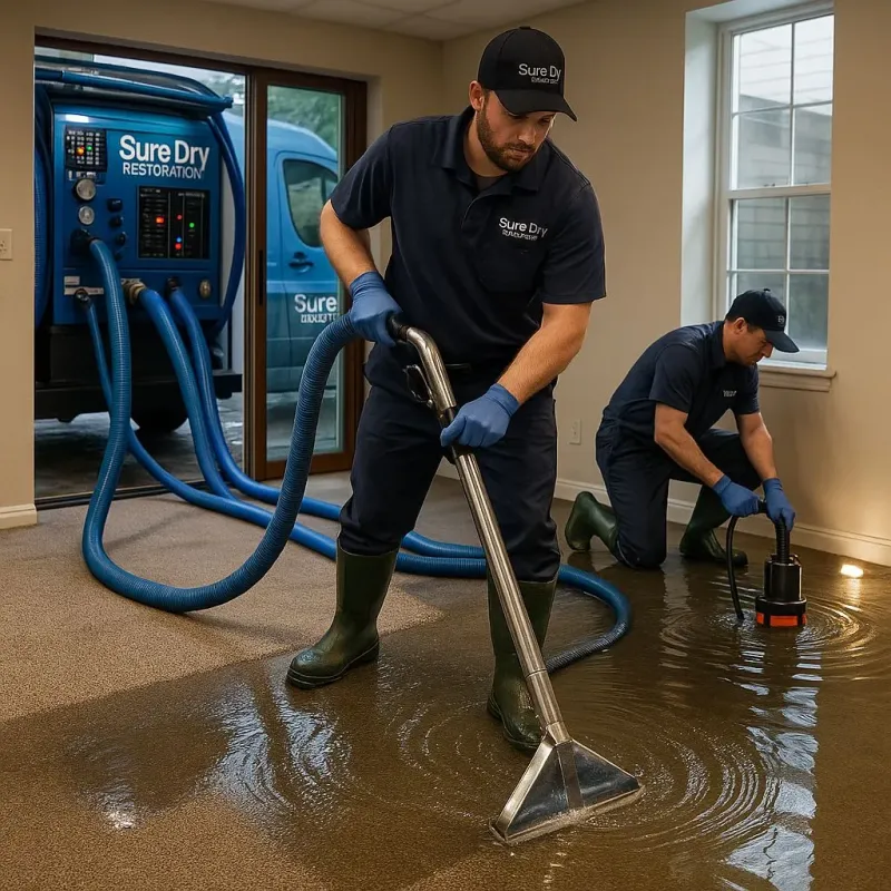 Water Extraction and Removal process in Hingham, MA